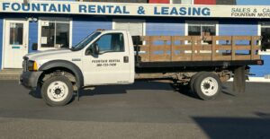 Fountain Rental Flatbed Truck